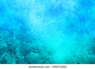 Light BLUE vector elegant template with roses, flowers. Illustration with colorful abstract doodle flowers. Colorful pattern for kid's books.