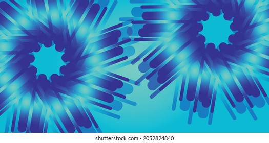 light blue vector elegant template. decorative shining illustration with doodles. The blue  texture for your design.