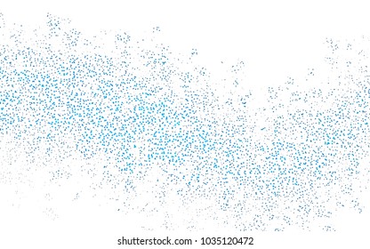 Light BLUE vector geometric simple minimalistic background, which consist of triangles on white background. Triangular pattern with gradient for your business design. 