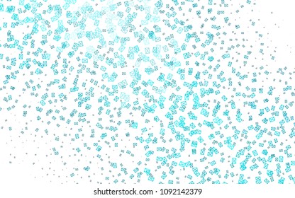 Light BLUE vector geometric simple minimalistic background, which consist of triangles on white background. Triangular pattern with gradient for your business design. 