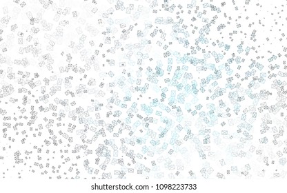 Light BLUE vector geometric simple minimalistic background, which consist of triangles on white background. Triangular pattern with gradient for your business design. 