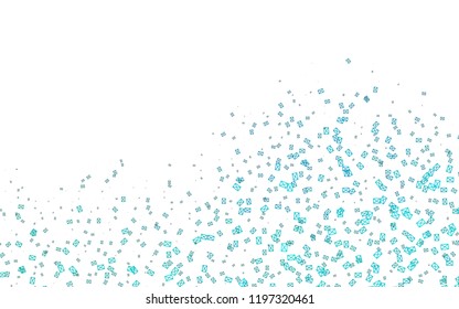 Light BLUE vector geometric simple minimalistic background, which consist of triangles on white background. Triangular pattern with gradient for your business design. 