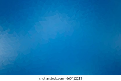Light BLUE vector geometric simple minimalistic background, which consist of triangles on white background. Triangular pattern with gradient for your business design. 