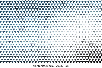 Light BLUE vector geometric simple minimalistic background, which consist of triangles on white background. Triangular pattern with gradient for your business design. 