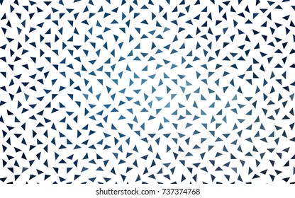 Light BLUE vector geometric simple minimalistic background, which consist of triangles on white background. Triangular pattern with gradient for your business design. 