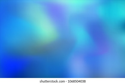 Light BLUE vector glossy abstract backdrop. A vague abstract illustration with gradient. The completely new template can be used for your brand book.