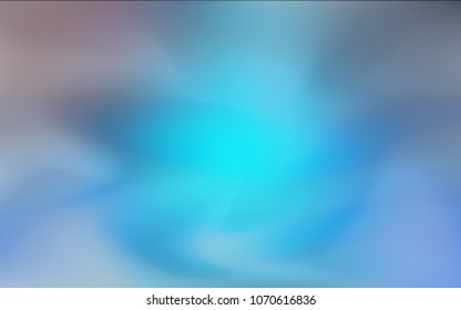 Light BLUE vector glossy abstract backdrop. A vague abstract illustration with gradient. A completely new template for your business design.