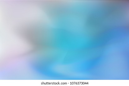 Light BLUE vector glossy abstract backdrop. Brand-new colored illustration in blurry style with gradient. The blurred design can be used for your web site.