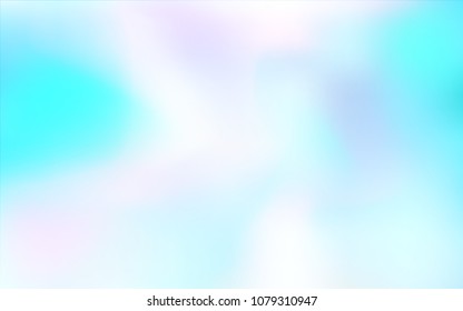 Light BLUE vector glossy abstract layout. A completely new color illustration in a vague style. The best blurred design for your business.