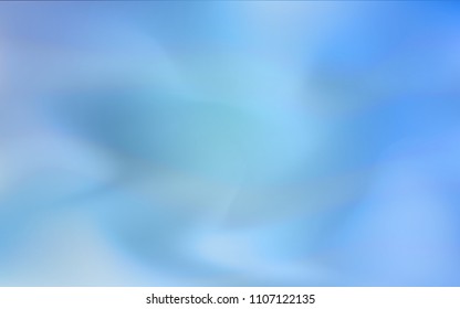 Light BLUE vector glossy abstract cover. Brand-new colored illustration in blurry style with gradient. A new texture for your design.
