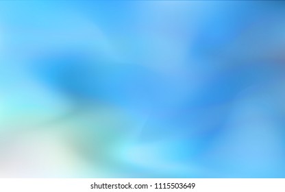 Light BLUE vector glossy abstract backdrop. An elegant bright illustration with gradient. The elegant pattern can be used as part of a brand book.