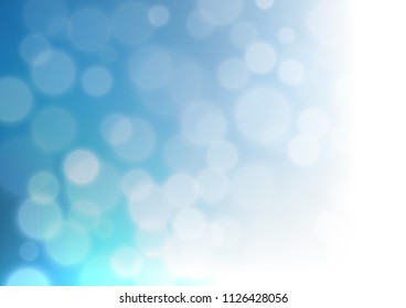 Light BLUE vector glossy abstract template. An elegant bright illustration with gradient. The template can be used for your brand book.