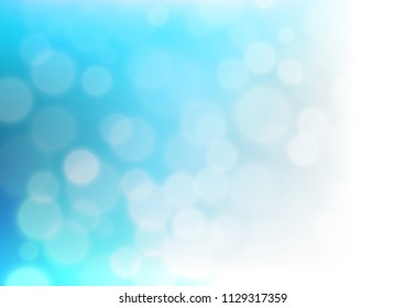 Light BLUE vector glossy abstract template. Creative illustration in halftone style with gradient. The background for your creative designs.