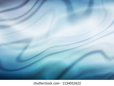 Light BLUE vector glossy abstract wave pattern. Colorful illustration in abstract style with gradient. The template can be used as a background of a cell phone.