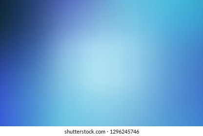Light BLUE vector glossy abstract layout. New colored illustration in blur style with gradient. Blurred design for your web site.