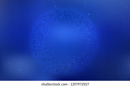 Light BLUE vector glossy abstract layout. Glitter abstract illustration with gradient design. Smart design for your work.