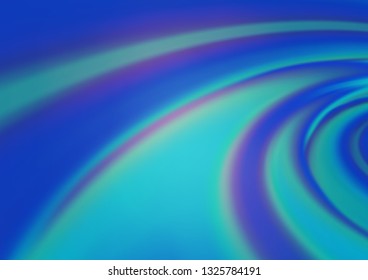 Light BLUE vector glossy abstract template. Colorful illustration in blurry style with gradient. The elegant pattern for brand book.