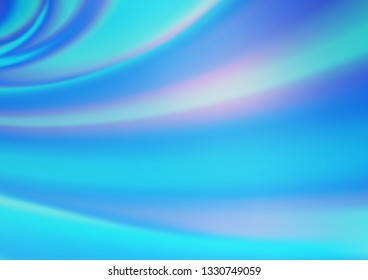 Light BLUE vector glossy abstract background. Glitter abstract illustration with an elegant design. The background for your creative designs.