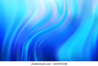 Light BLUE vector glossy abstract backdrop. Glitter abstract illustration with gradient design. Elegant background for a brand book.