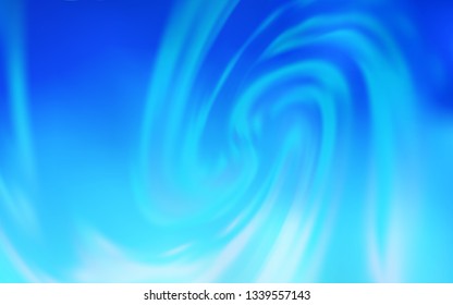Light BLUE vector glossy abstract layout. A completely new colored illustration in blur style. New style design for your brand book.