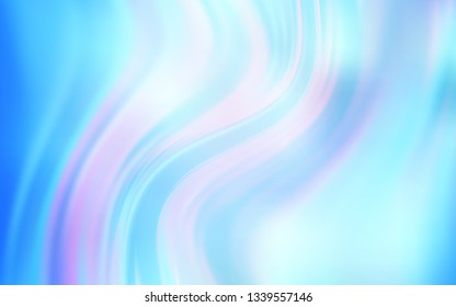 Light BLUE vector glossy abstract layout. Colorful abstract illustration with gradient. Blurred design for your web site.