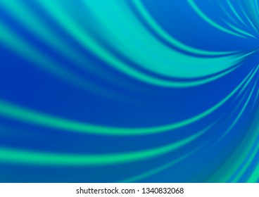 Light BLUE vector glossy abstract background. A vague abstract illustration with gradient. The template can be used for your brand book.