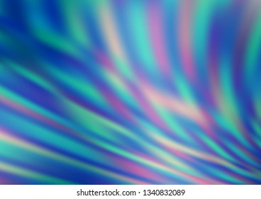 Light BLUE vector glossy abstract background. Modern geometrical abstract illustration with gradient. Brand new style for your business design.