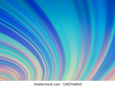 Light BLUE vector glossy abstract template. A vague abstract illustration with gradient. The blurred design can be used for your web site.