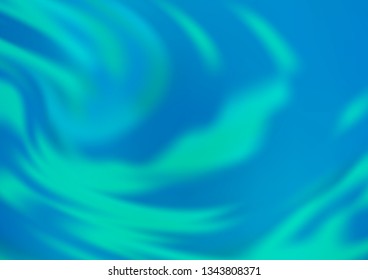 Light BLUE vector glossy abstract template. Colorful illustration in abstract style with gradient. A new texture for your design.