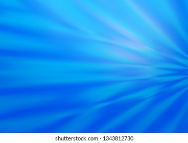 Light BLUE vector glossy abstract template. Colorful illustration in blurry style with gradient. The template can be used for your brand book.