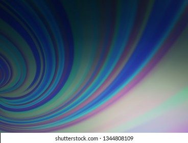 Light BLUE vector glossy abstract template. Modern geometrical abstract illustration with gradient. The elegant pattern for brand book.