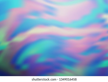 Light BLUE vector glossy abstract background. Colorful illustration in blurry style with gradient. The background for your creative designs.