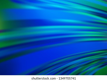 Light BLUE vector glossy abstract background. Modern geometrical abstract illustration with gradient. A completely new design for your business.