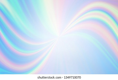 Light BLUE vector glossy abstract backdrop. Colorful abstract illustration with gradient. The best blurred design for your business.