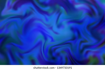 Light BLUE vector glossy abstract layout. Creative illustration in halftone style with gradient. Smart design for your work.