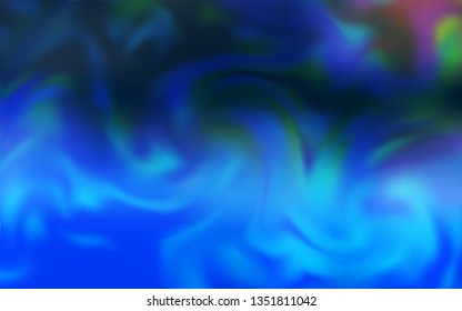 Light BLUE vector glossy abstract backdrop. Glitter abstract illustration with gradient design. Background for a cell phone.