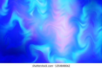 Light BLUE vector glossy abstract layout. Colorful abstract illustration with gradient. Smart design for your work.