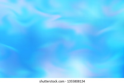 Light BLUE vector glossy abstract layout. A completely new colored illustration in blur style. Background for a cell phone.