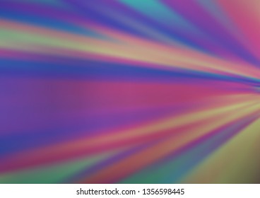 Light BLUE vector glossy abstract template. Colorful illustration in blurry style with gradient. The template can be used for your brand book.