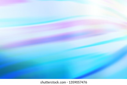 Light BLUE vector glossy abstract backdrop. Creative illustration in halftone style with gradient. New way of your design.