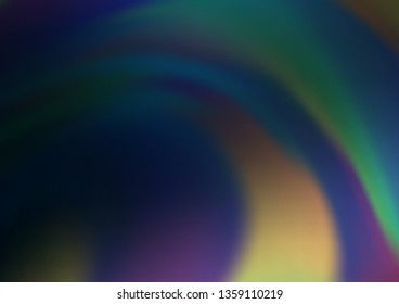 Light BLUE vector glossy abstract template. Creative illustration in halftone style with gradient. The template for backgrounds of cell phones.