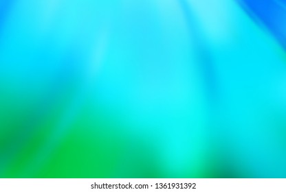 Light BLUE vector glossy abstract backdrop. Glitter abstract illustration with gradient design. Completely new design for your business.