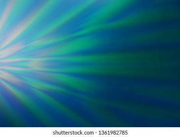 Light BLUE vector glossy abstract template. A vague abstract illustration with gradient. The blurred design can be used for your web site.