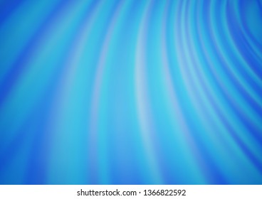 Light BLUE vector glossy abstract template. Colorful abstract illustration with gradient. The template can be used for your brand book.
