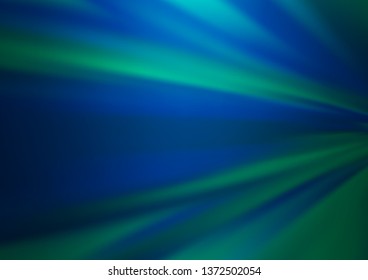 Light BLUE vector glossy abstract template. A completely new color illustration in a bokeh style. A completely new template for your design.