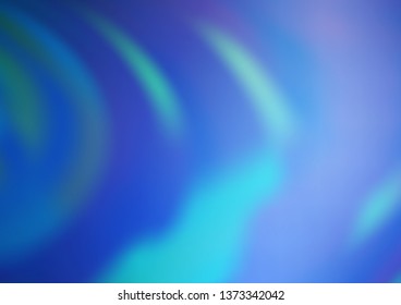 Light BLUE vector glossy abstract background. Colorful illustration in abstract style with gradient. The best blurred design for your business.