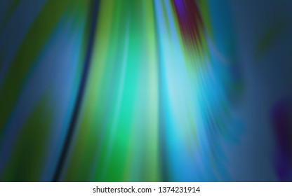 Light BLUE vector glossy abstract background. A completely new colored illustration in blur style. The best blurred design for your business.