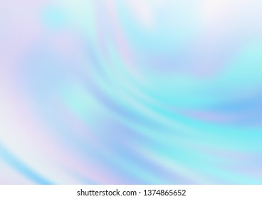 Light BLUE vector glossy abstract background. Colorful illustration in abstract style with gradient. The template can be used for your brand book.