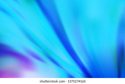 Light BLUE vector glossy abstract backdrop. An elegant bright illustration with gradient. The best blurred design for your business.