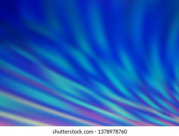 Light BLUE vector glossy abstract background. Modern geometrical abstract illustration with gradient. The elegant pattern for brand book.